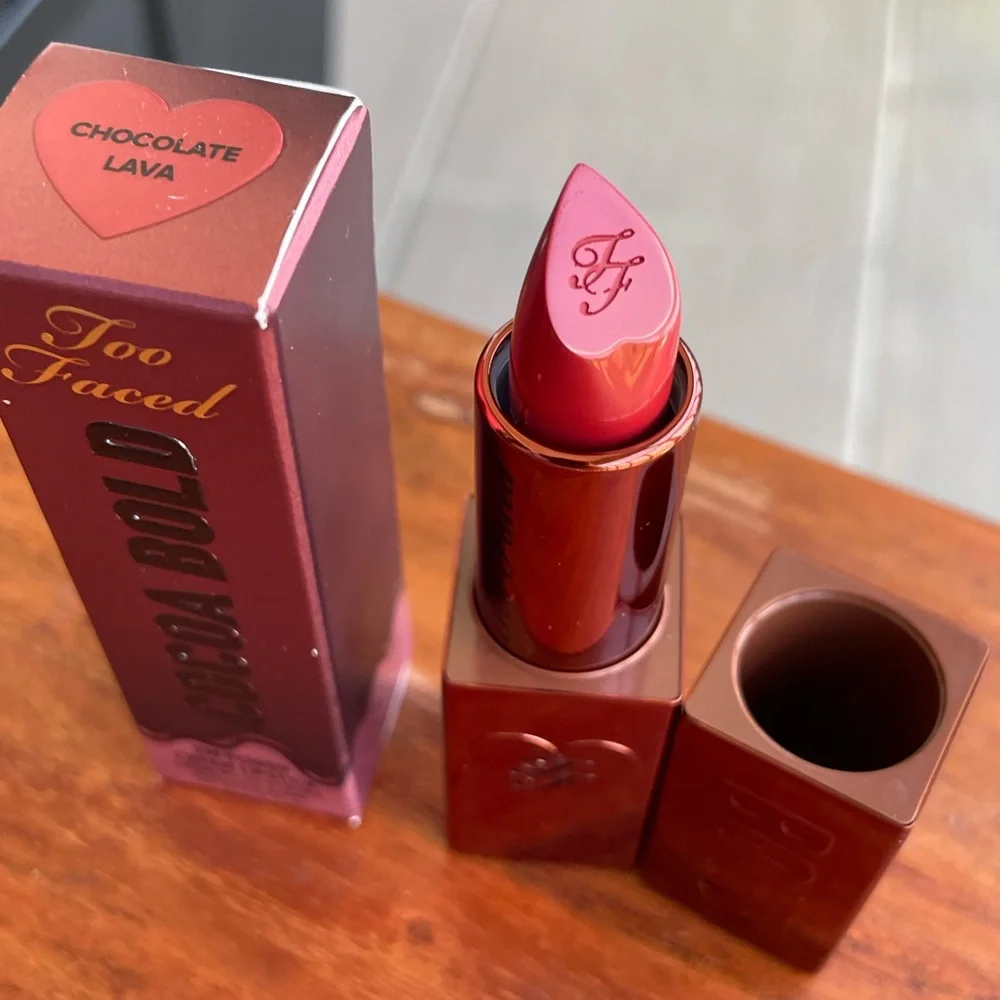 Too Faced | Cocoa Bold Cream Lipstick in ‘Chocolate Lava’ - NIB